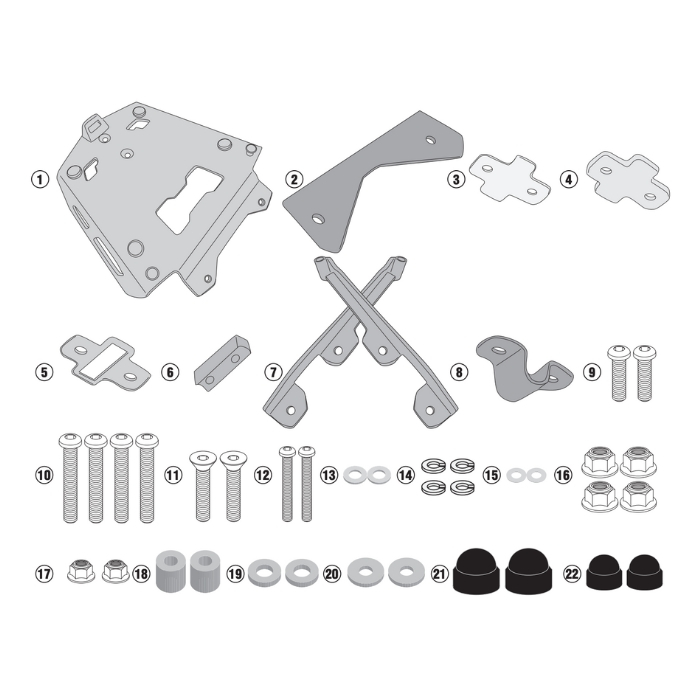 GIVI SRA5134 Specific Rear Rack - อุปกรณ์ติดตั้งกล่องท้าย