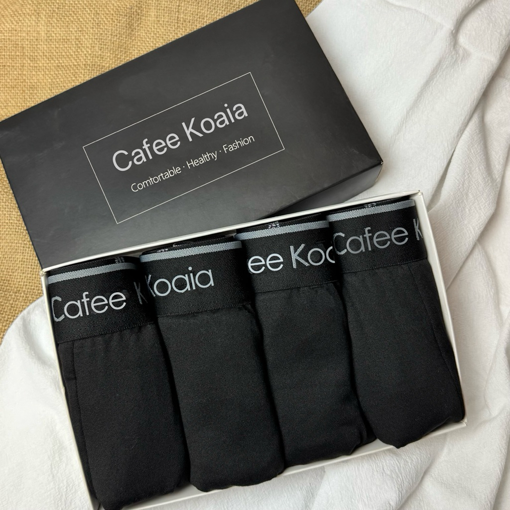 บอกเสื้อผู้ชาย กางเกงในผู้ชายเซ็ตสุดคุ้ม 1 กล่อง 4 ตัว 4 สี พร้อมกล้อง คุ้มๆผ้านุ่มใส่สบายระบายอากาศได้ดี​ พร้อมส่งในไทย - รูปที่ 6