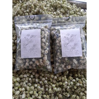 ดอกบานไม่รู้โรยป่าอบแห้งดอกสีขาวอาหารนกทุกชนิด