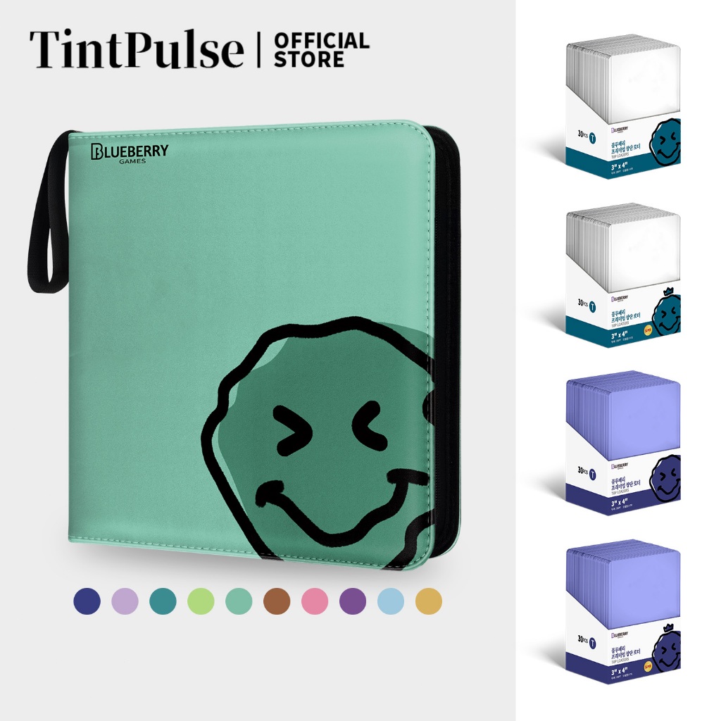 Blueberry Toploader แฟ้มการ์ด อัลบั้มรูป ชุดเซ็ต แฟ้มการ์ด  จุการ์ด 240ใบ การ์ดเกาหลี BERYFAM