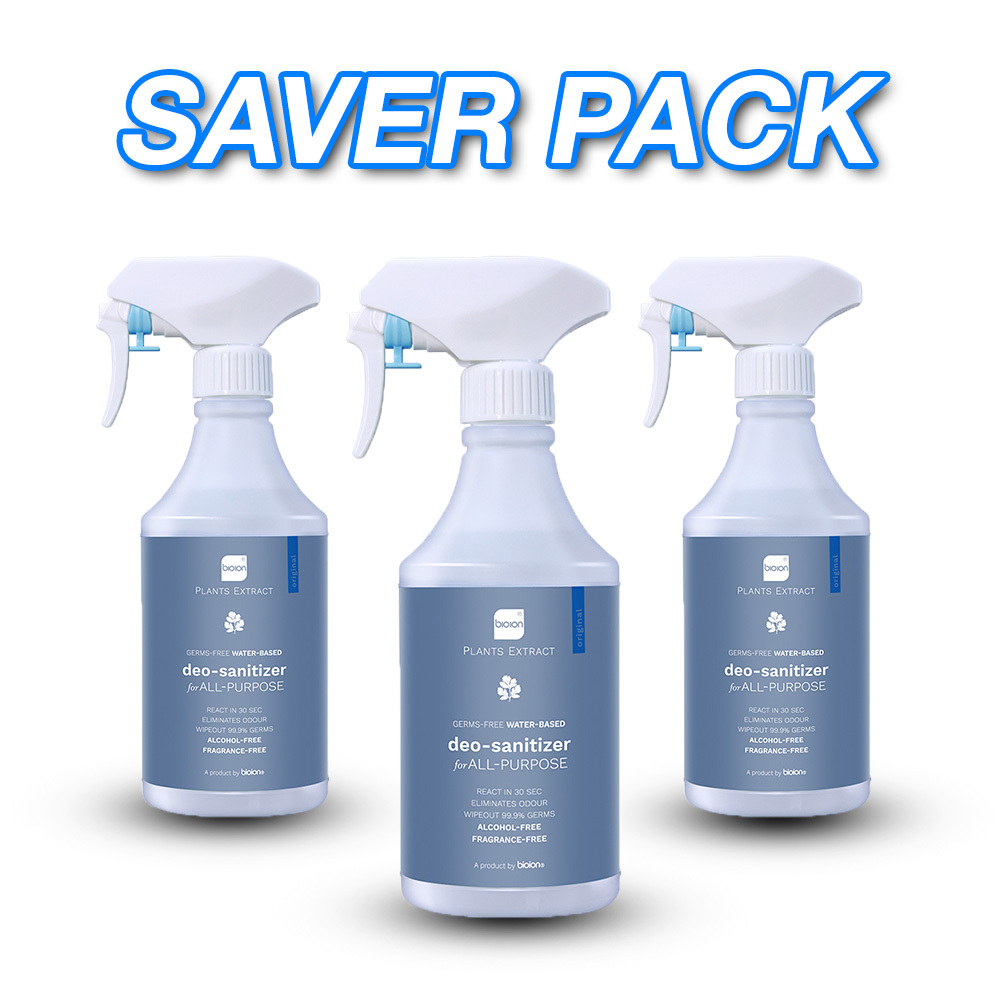 สเปรย์ดับกลิ่น BIOION Deo 500ml ดับกลิ่นห้องน้ำ รถกลิ่นเหม็น ดับกลิ่นในรถ ดับกลิ่นบุหรี่ สารสกัดจากพ