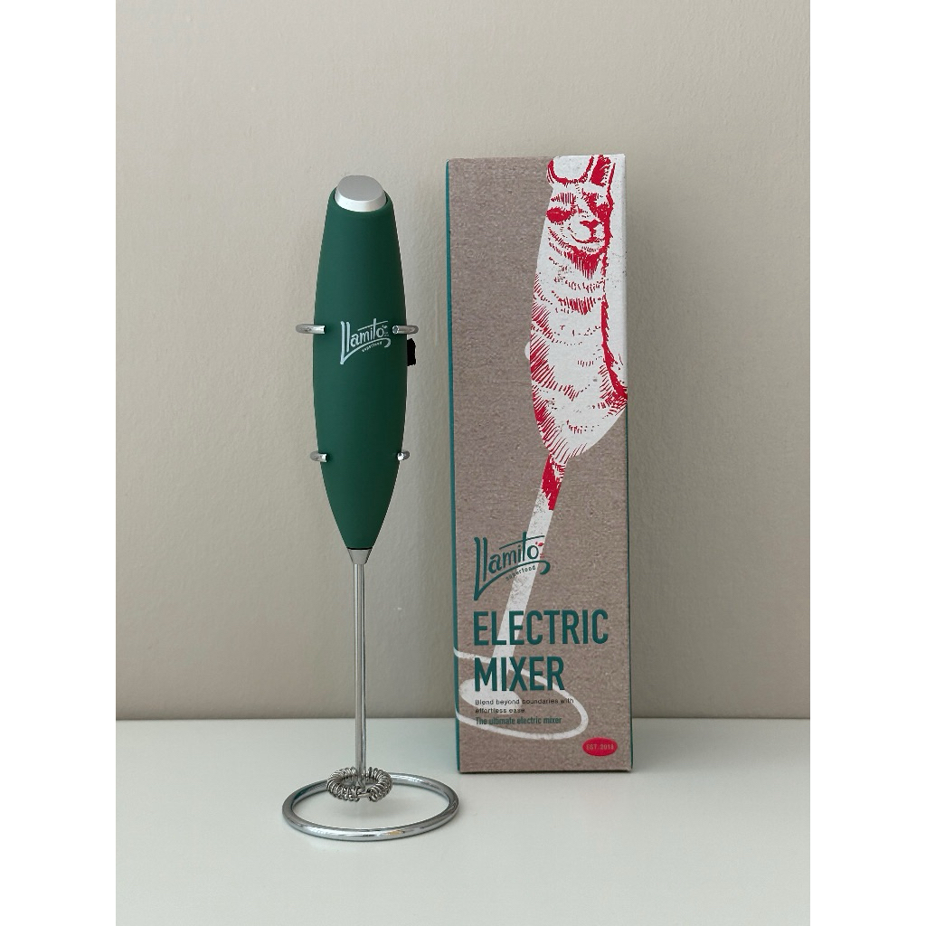 Llamito เครื่องตีฟองนม เครื่องผสมผง Superfood (Llamito Electric Mixer)