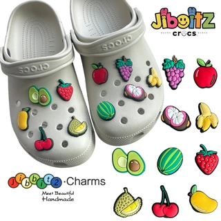 พร้อมส่ง jibbitz crocs ตัวติดรองเท้า ลายผลไม้ ตัวติดตกแต่งรองเท้า จิ๊บบิท ที่ติดรองเท้า DIY รองเท้า