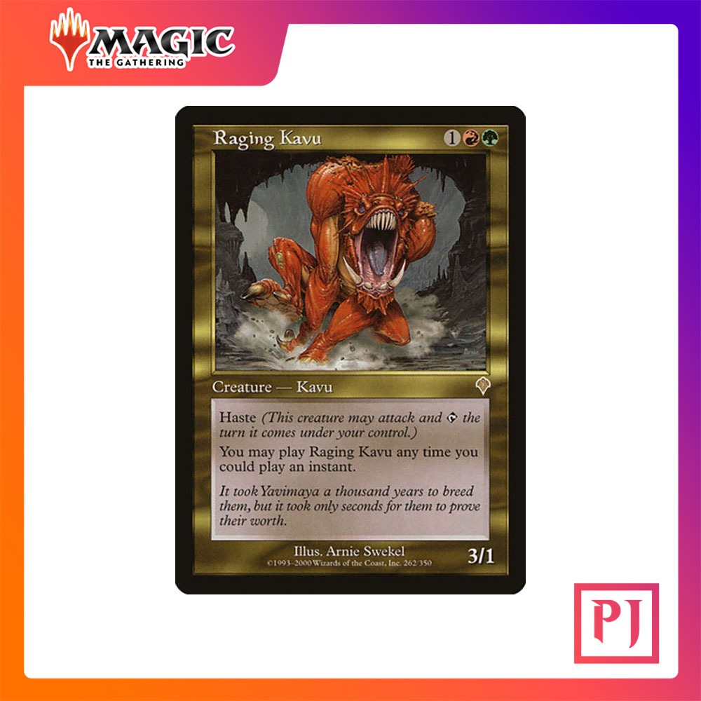 [MTG] Raging Kavu [IVS] [MULTI] [RARE] [NORMAL] [ENG] (การ์ดเมจิค / Magic the Gathering)