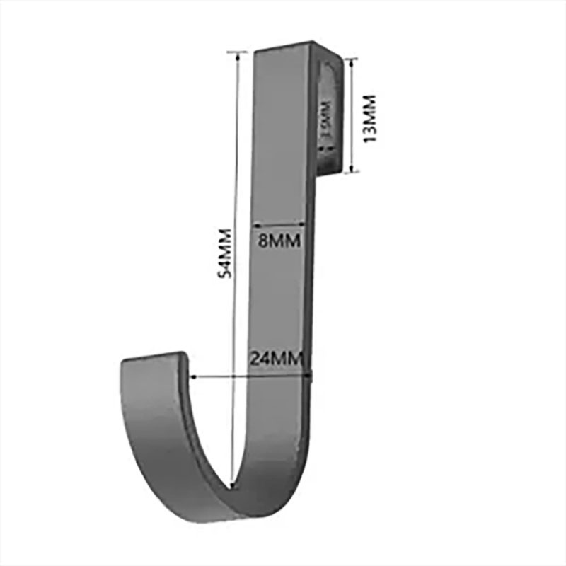 ตะขอสเตนเลส รูปตัว S อเนกประสงค์ สําหรับแขวนกุญแจ ประตู ห้องน้ํา ห้องครัว 2 ชิ้น