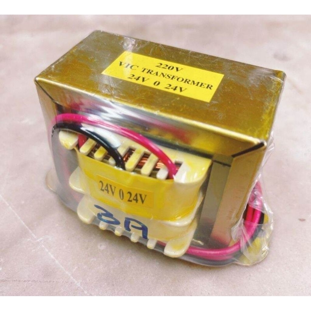 Transformer หม้อแปลง รุ่น 3A. 24-0-24V. เครื่องขยายเสียง แอมป์