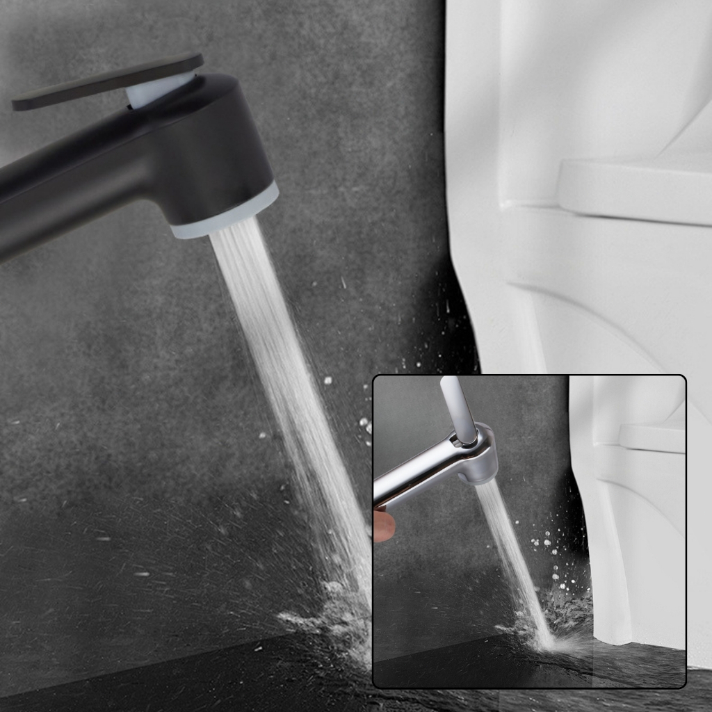 ชุดหัวฉีดชำระพร้อมสายฉีดชำระ ผลิตจากพลาสติกABS แข็งแรง ทนทาน ไม่รั่ว ไม่ซึม สายยาว 120 ซม. - รูปที่ 4