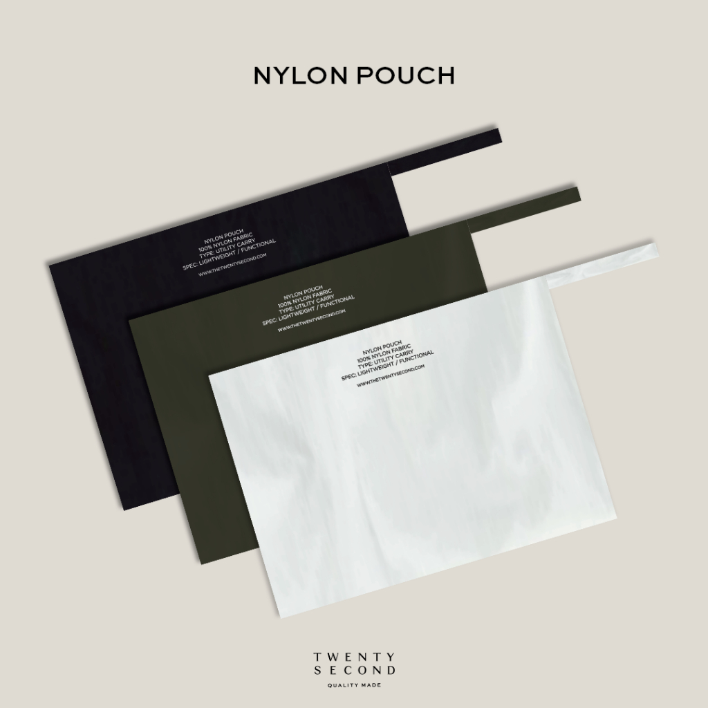 TWENTYSECOND ถุงผ้าไนลอน รุ่น Nylon Pouch