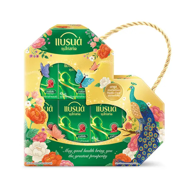 BRAND’S Gift Set ชุดของขวัญ แบรนด์ ซุปไก่สกัด สูตรต้นตำรับ 42มล x 6ขวด