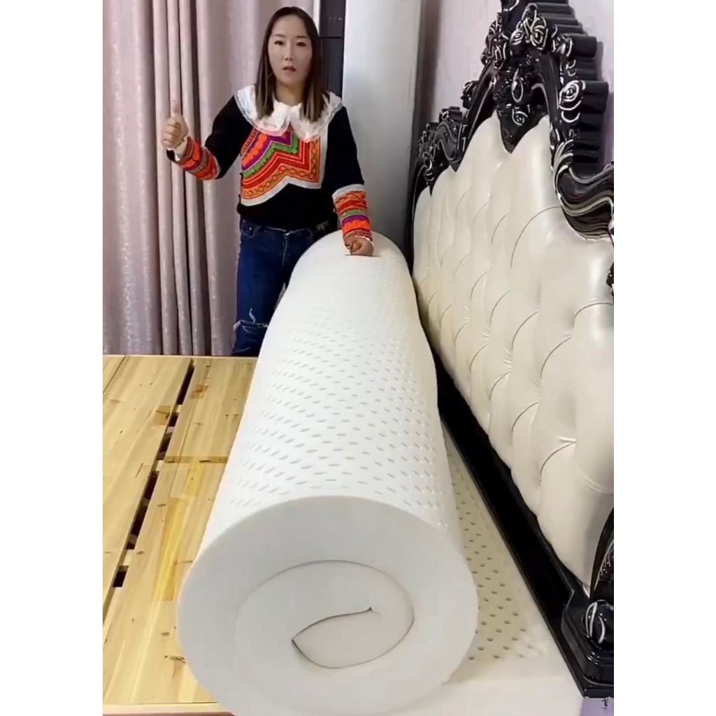 ตะกร้า7 ที่นอนยางพาราฉีด หนา 2-6 นิ้ว  Fadell Latex ปลอกซิปถอดได้ Density90 พร้อมหมอน รับประกัน 15ปี