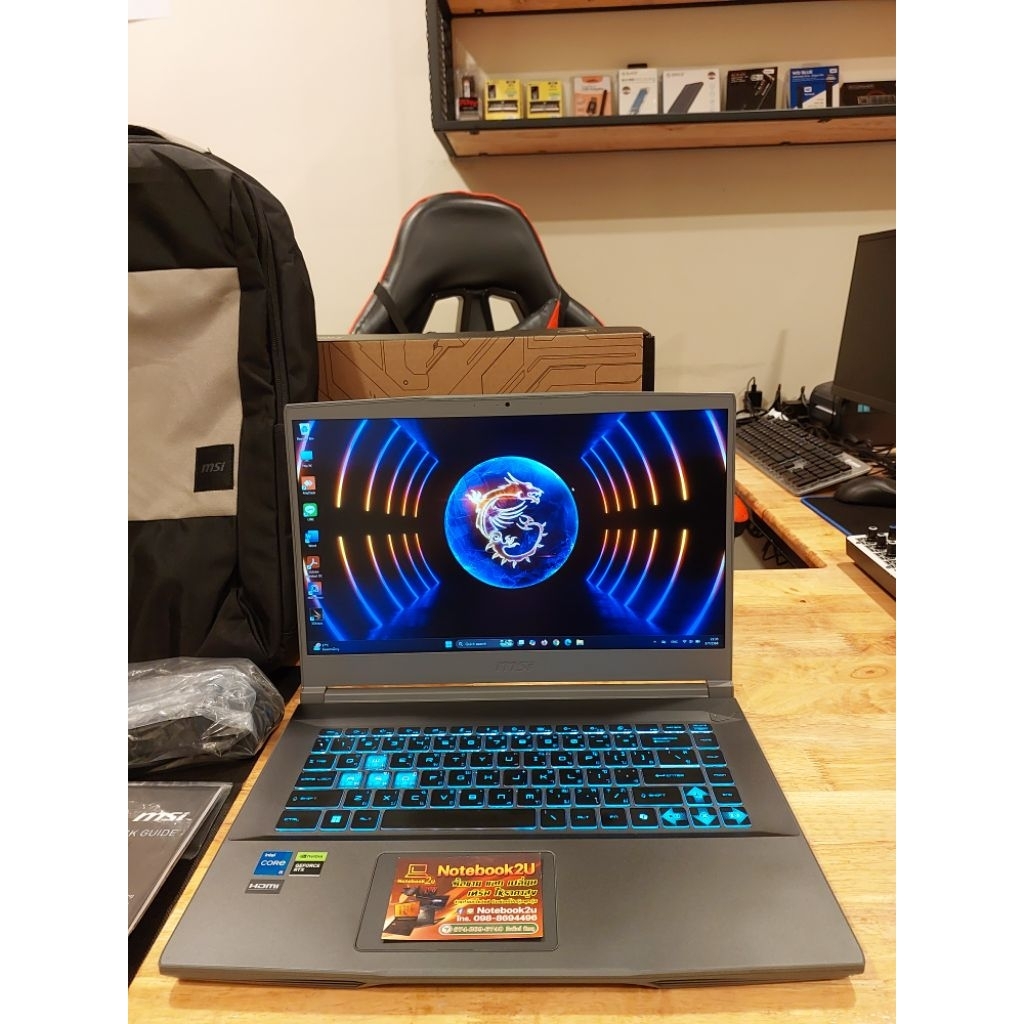 MSI Thin15 B13UCX-1610TH i5-13420H RTX2050 RAM8GB SSD512GB สภาพนางฟ้า99.9%