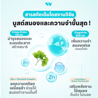 Wital B+Sage Vitamin B มีส่วนผสมของวิตามินบีรวม บำรุงสมอง เสริมความจำ สารสกัดใบเซจจากประเทศฝรั่งเศส พร้อมซิงก์.