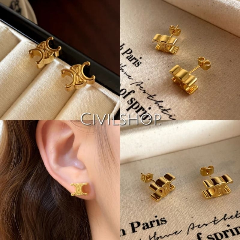 ต่างหู ซี aีu งานออริ งานปั้ม (พร้อมส่งในไทย) C300