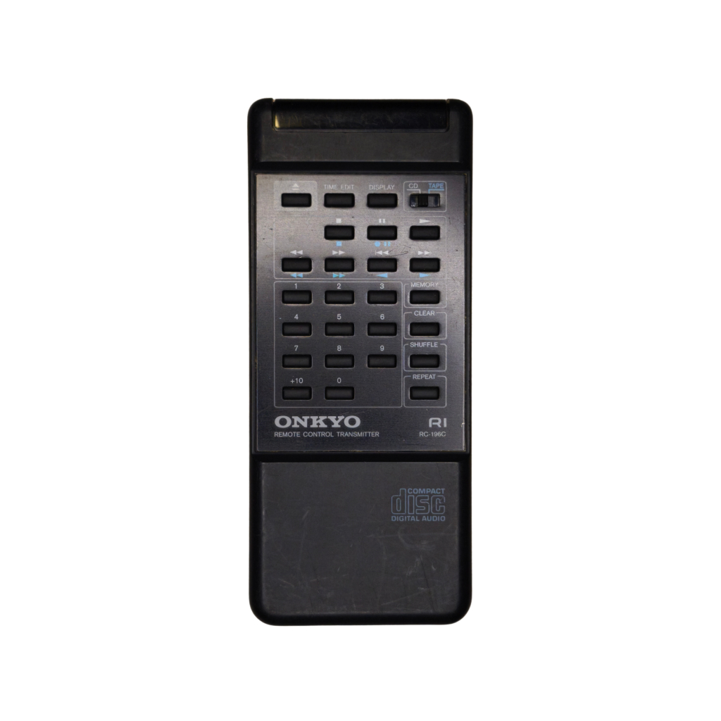 รีโมท Remote ONKYO RC-196C แท้ สำหรับเครื่องเล่น CD/TAPE รุ่นเก่า | ใช้งานได้จริง ส่งเร็ว