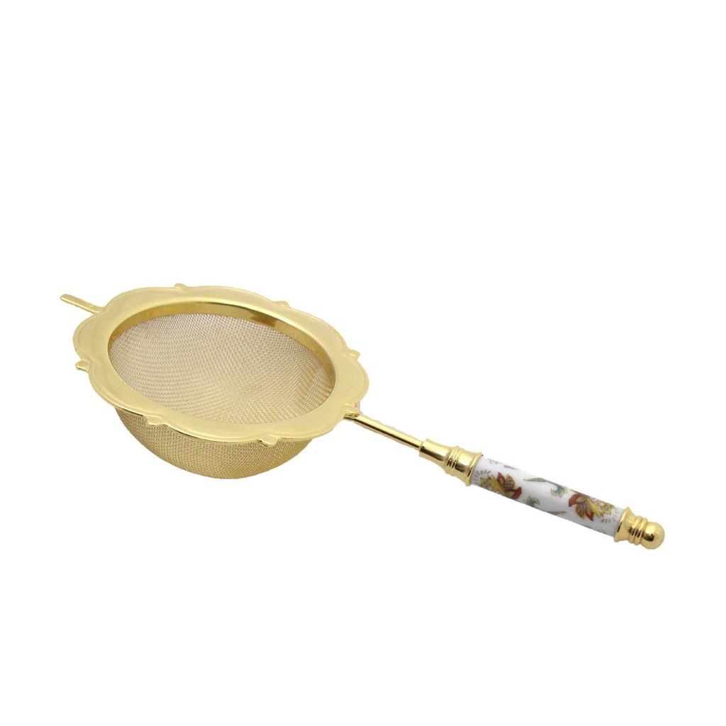 MINTON ENGLAND ตะแกรงร่อนชา ตะแกรงร่อน Matcha - Castle Enterprise MINTON Haddon Hall Tea Strainer - 