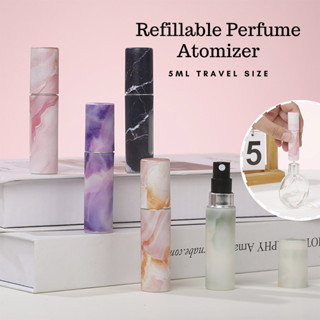💫 ขวดแบ่งน้ำหอมลายหินอ่อน ขนาด 5ml เติมจากด้านล่าง