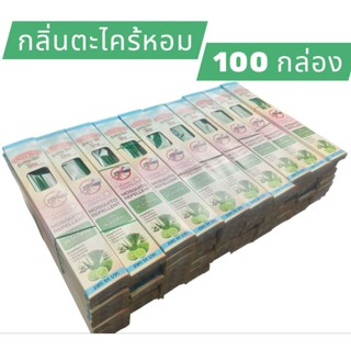 ธูปสมุนไพรไล่ยุง อินเซนส์ 100 กล่อง เขียวล้วน