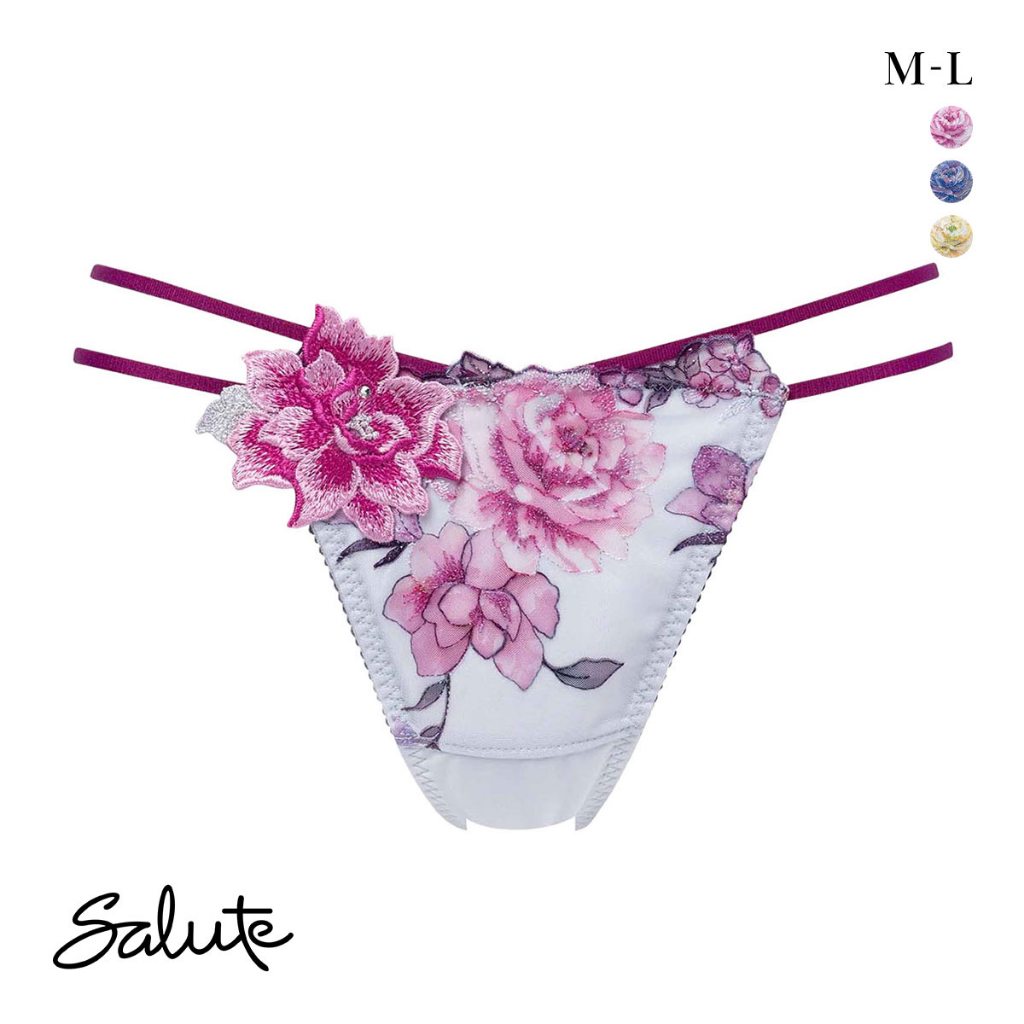 Wacoal Salute 21G PTJ421 thong (Sizes M-L)(40PTJ421W)(Direct from Japan)1