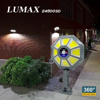 โคมไฟโซลาร์เซลล์ LUMAX 24500sd ซื้อ1แถม1 หลอด ไฟพกพา ไฟฉุกเฉิน ไฟหลอดตุ้มหลอด ไฟให้แสงสว่าง Solar Light โคมไฟ