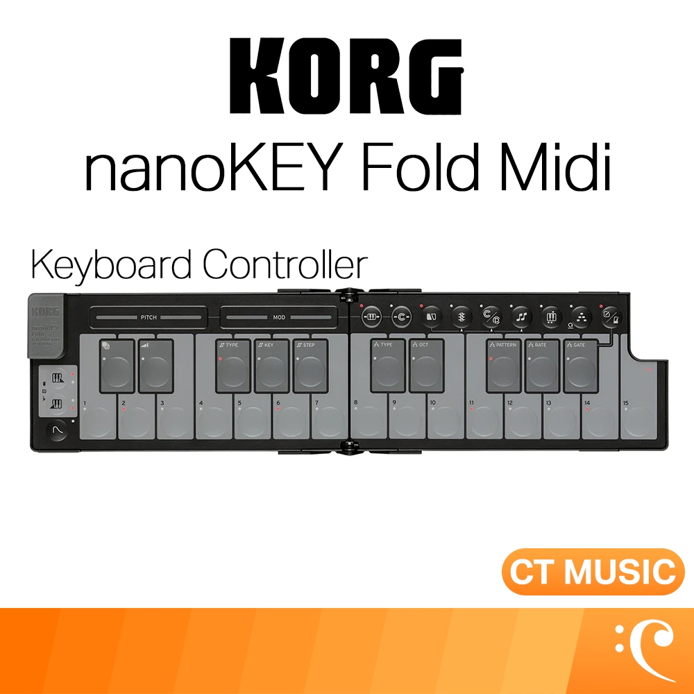 Korg nanoKEY Fold Midi Keyboard Controller