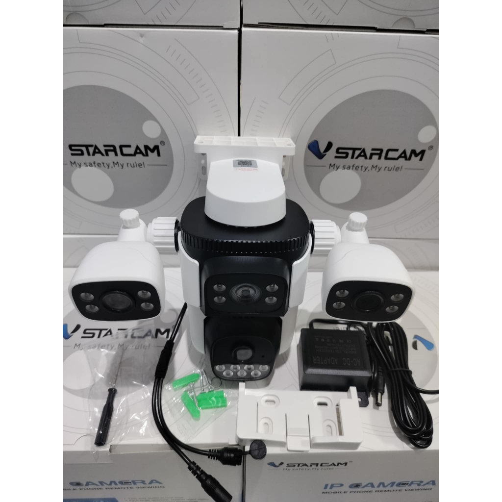 Vstarcam กล้องวงจรปิดภายนอกแบบใส่ซิมการ์ด กล้อง3เลนส์3มุมมอง รุ่นCG621SR ความคมชัด2ล้านทั้งสามเลนส์ ราคา ถูกที่สุด ดีลบีเคเค แกลเลอรีภาพที่ 2