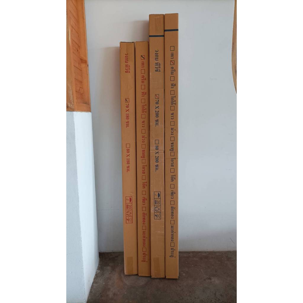 วงกบประตูห้องน้ำ PVC แบรนด์ 3 ช้าง ขนาด 70x180 และ 70x200  เซนติเมตร สีครีม,สีเทา