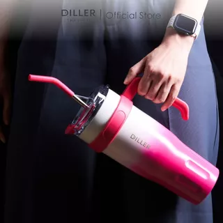 (พร้อมส่งจากไทย) Diller Thermal bottles แก้วน้ำเก็บอุณหภูมิ รุ่นขายดี สเตนเลส 2 ชั้น เก็บความเย็น 24 ชั่วโมง