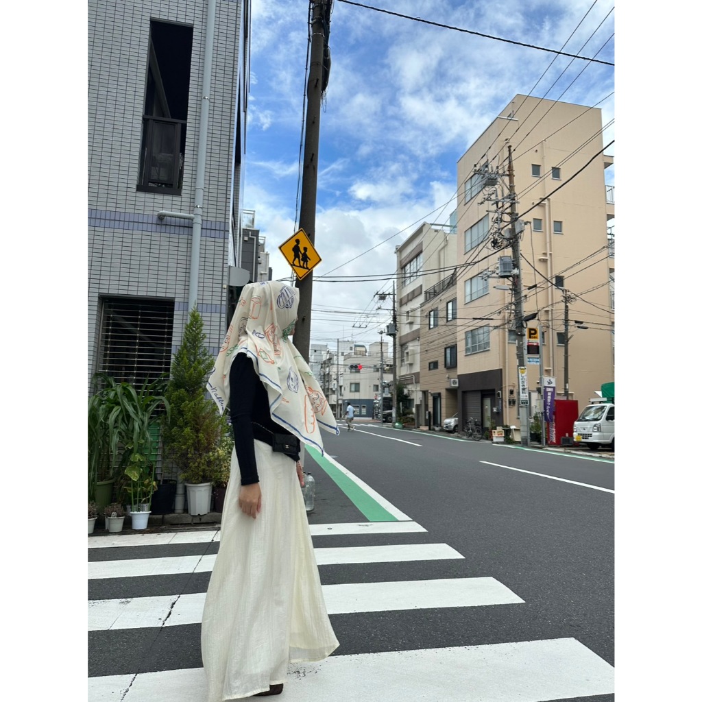 ผ้าคลุม New collection my home by N Able hijab Size115x115cm(Premium matte silk nano) [N able style] ราคา ถูกที่สุด ดีลบีเคเค แกลเลอรีภาพที่ 4