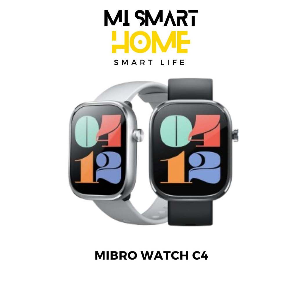 Mibro Watch C4 สมาร์ทวอทช์ โทรได้ หน้าจอใหญ่ 2.01” 60Hz  น้ำหนักเบา กันน้ำ 2ATM  แบตอึด 45 วัน