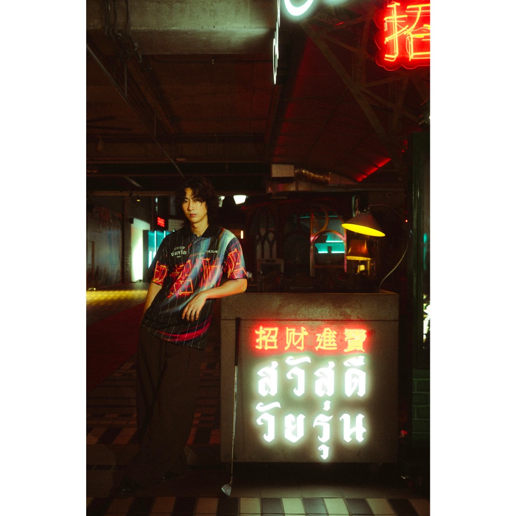 เสื้อยืด VAC Culture X ชงเจริญ moonlight golfer jersy