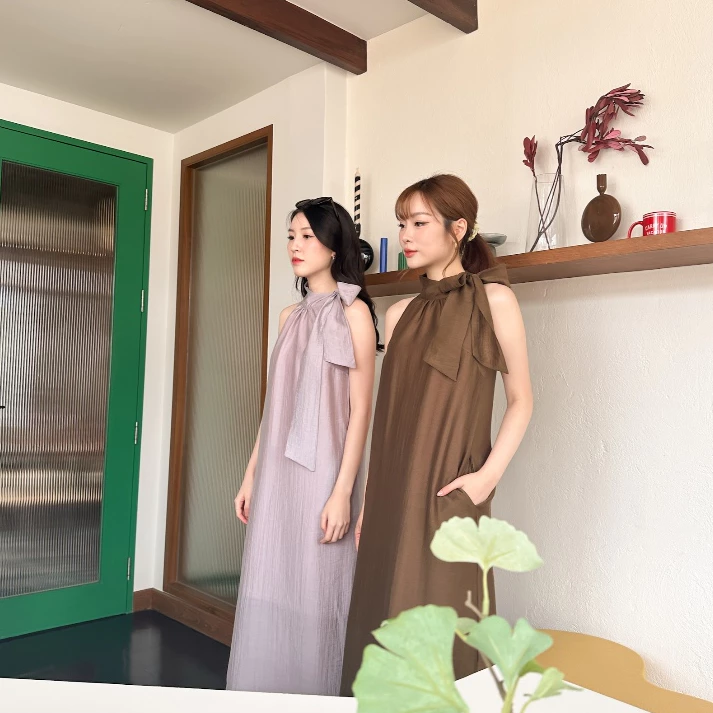 SHUUXME Beebee dress (เดรสยาว 6 สี) พร้อมส่งทุกสี