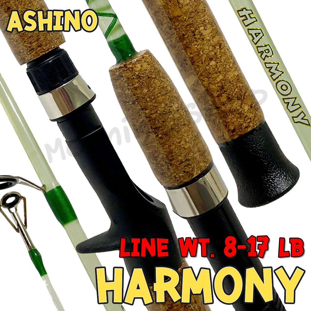 [ส่งฟรี] คันตีเหยื่อปลอม คันตัน Ashino Harmony ฮาร์โมนี Line wt. 8-17 lb ยาว 5.6 ฟุต