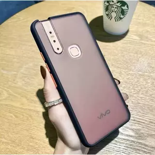 เคสขอบสีหลังด้าน สำหรับ Vivo V15 V15Pro V11i Y30 Y50 V9 Y85 Y19 Y15S Y01 Y01A V25 เคสกันกระแทก
