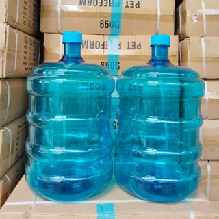 ถังน้ำPET ขนาด 18.9ลิตรแบบฝาเกลียว สีฟ้าน้ำทะเล