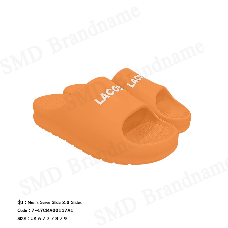 Lacoste รองเท้าแตะ รุ่น Men's Serve Slide 2.0 Slides Code: 7-47CMA00157A1