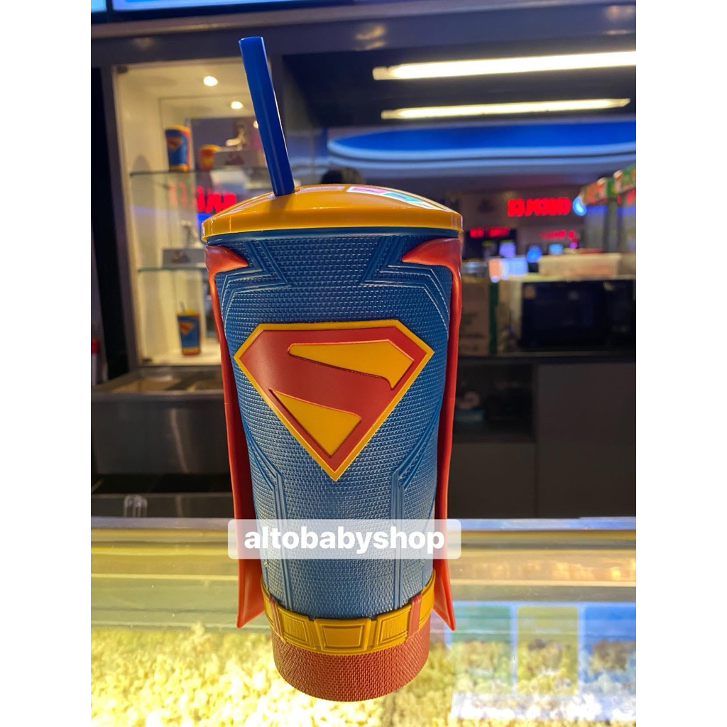 แก้วซุปเปอร์แมน แก้วเมเจอร์ แก้วโรงหนัง Major cineplex Superman