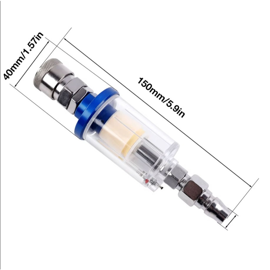 เครื่องแยกน้ำมันและน้ำ สำหรับการกรองปืนพ่นสีลม - รูปที่ 2