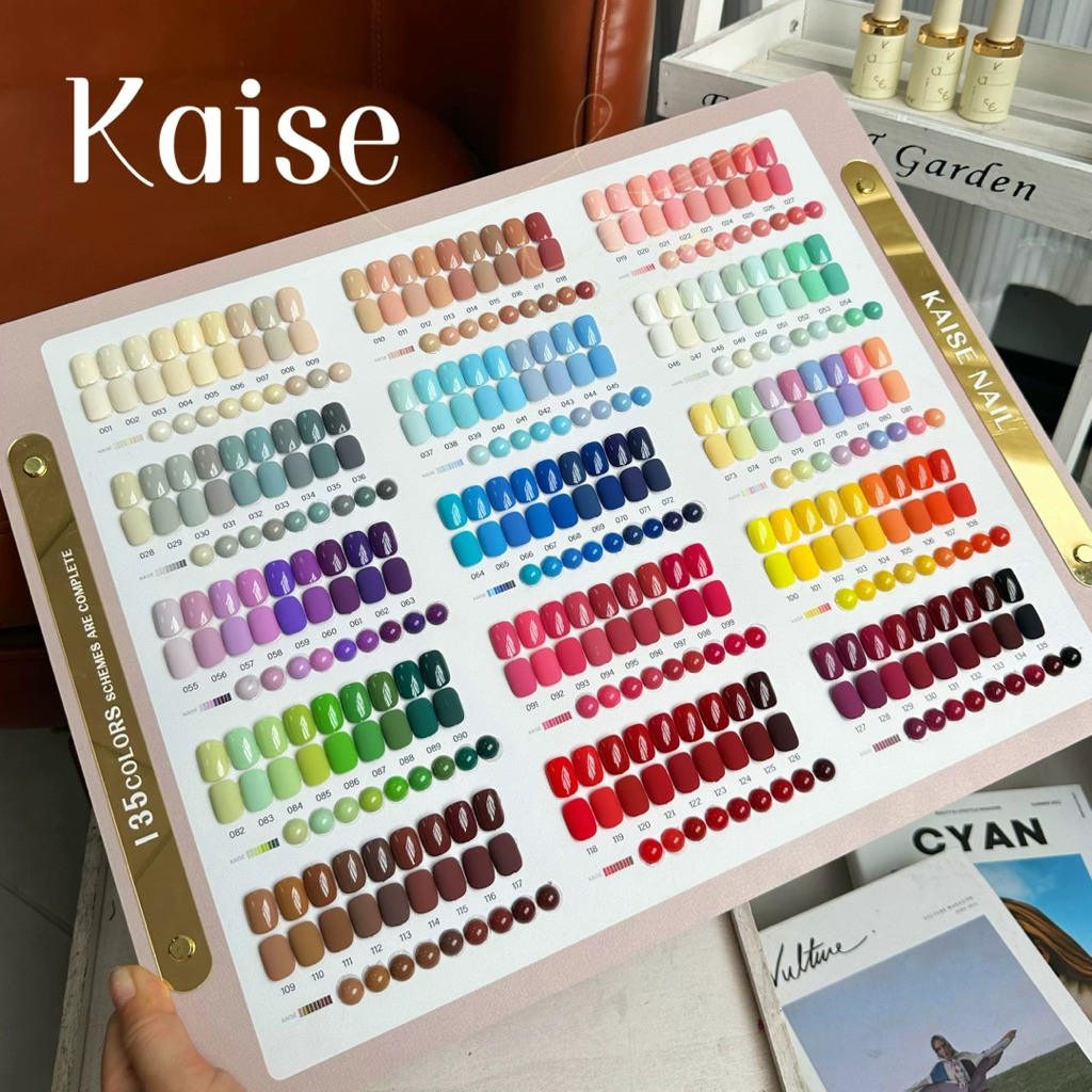เซตสีเจลแบรนด์ kaise 135 สี
