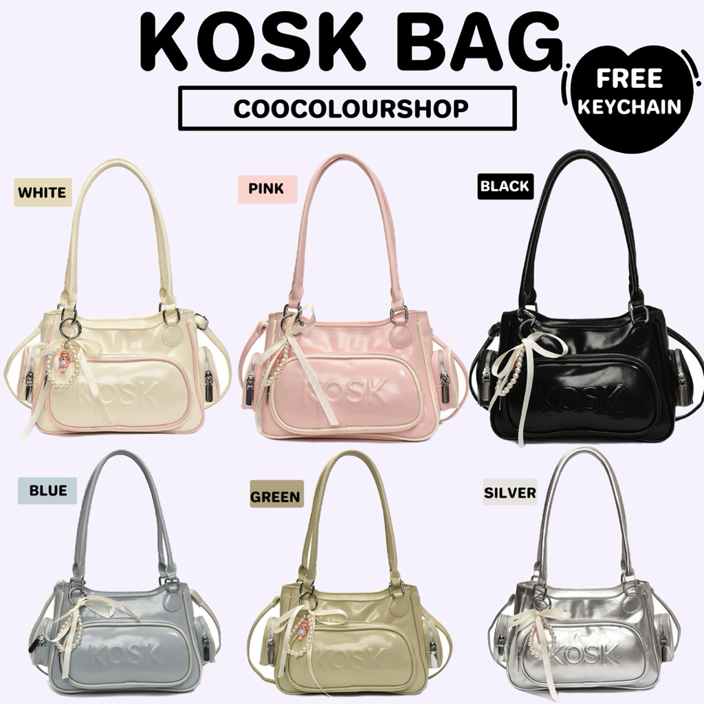 🛒🪄พร้อมส่งในไทย 💞💕Kosk Bag กระเป๋าสะพายสุดคิ้วท์