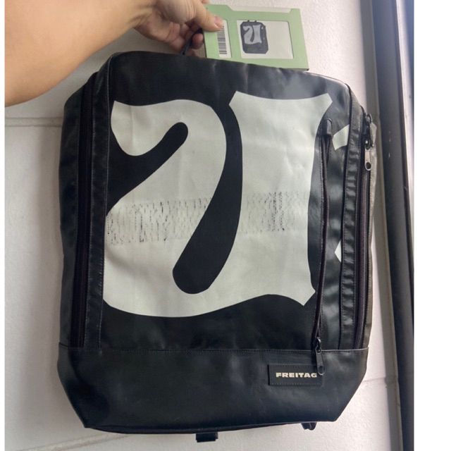 freitag hazzard backpack black color F306