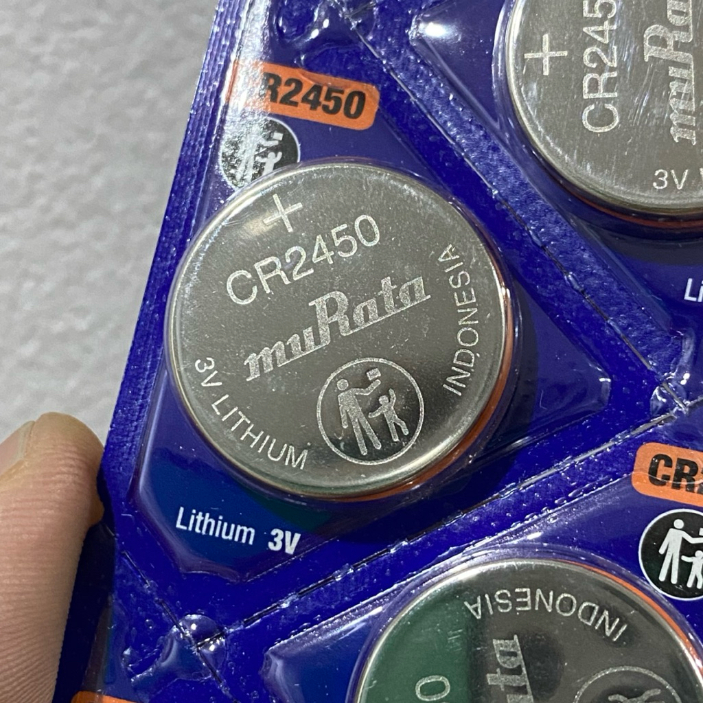3.0V Battery CR 2450 Lithium Manganese Dioxide แบต ถ่าน CR2450