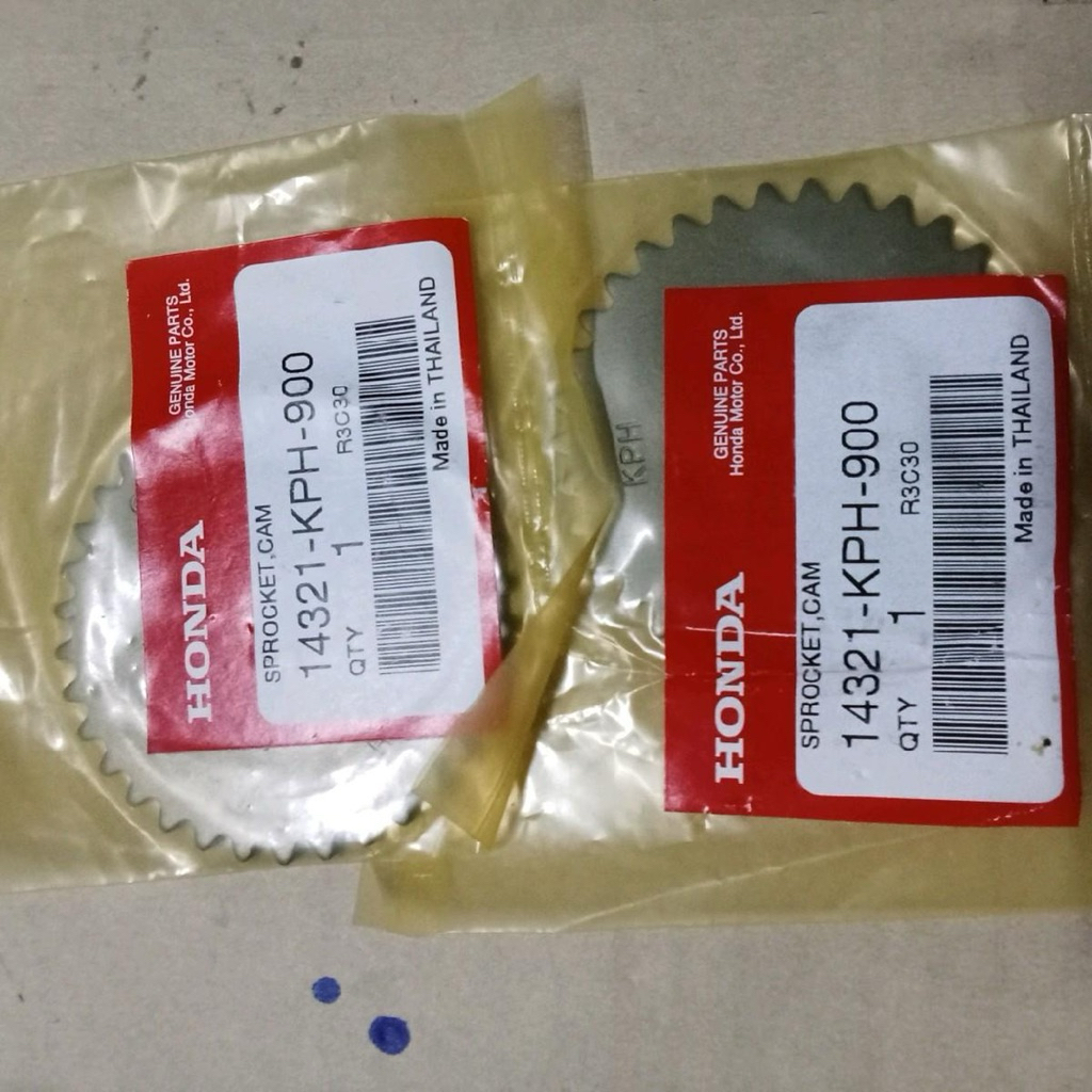 เฟืองโซ่ราวลิ้น/เฟืองแคม 14321-KPH-900 เวฟ125R S X Iบังลม ดรีม125 แท้ศูนย์ฮอนด้า ราคา/1ชิ้น 14321-KP
