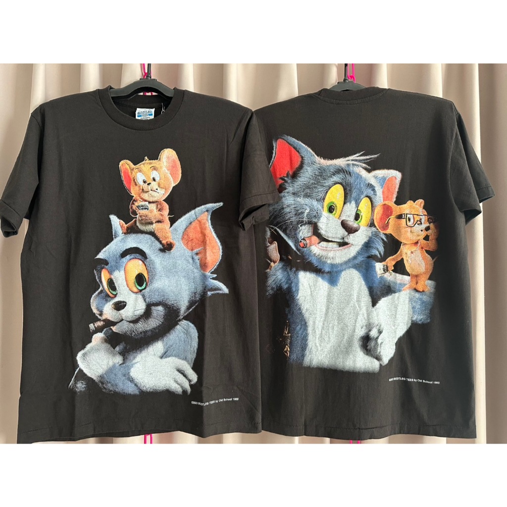 เสื้อลาย ทอมเจอรี่ใหม่ ( ป้าย Bootleg )