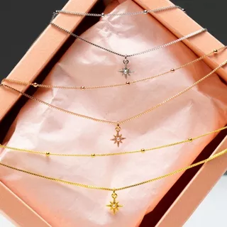 Petite Starlette 2 Layers Necklace สร้อยคอรูปดาว 2 เลเยอร์