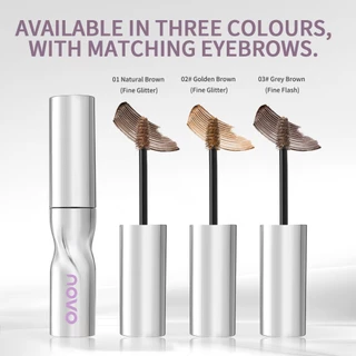 9026 (ใหม่/แท้) ที่ปัดแบบใหม่ NOVO มาสคาร่าปัดคิ้ว มาสคาร่าคิ้ว Brow Mascara กันน้ำ กันเหงื่อ