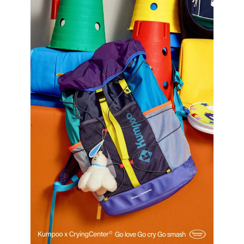 CryingCenter กระเป๋าเป้แบดมินตัน/แบคแพคสะพายหลัง Crying Center × Kumpoo "Summer Badminton Dopamine Backpack"