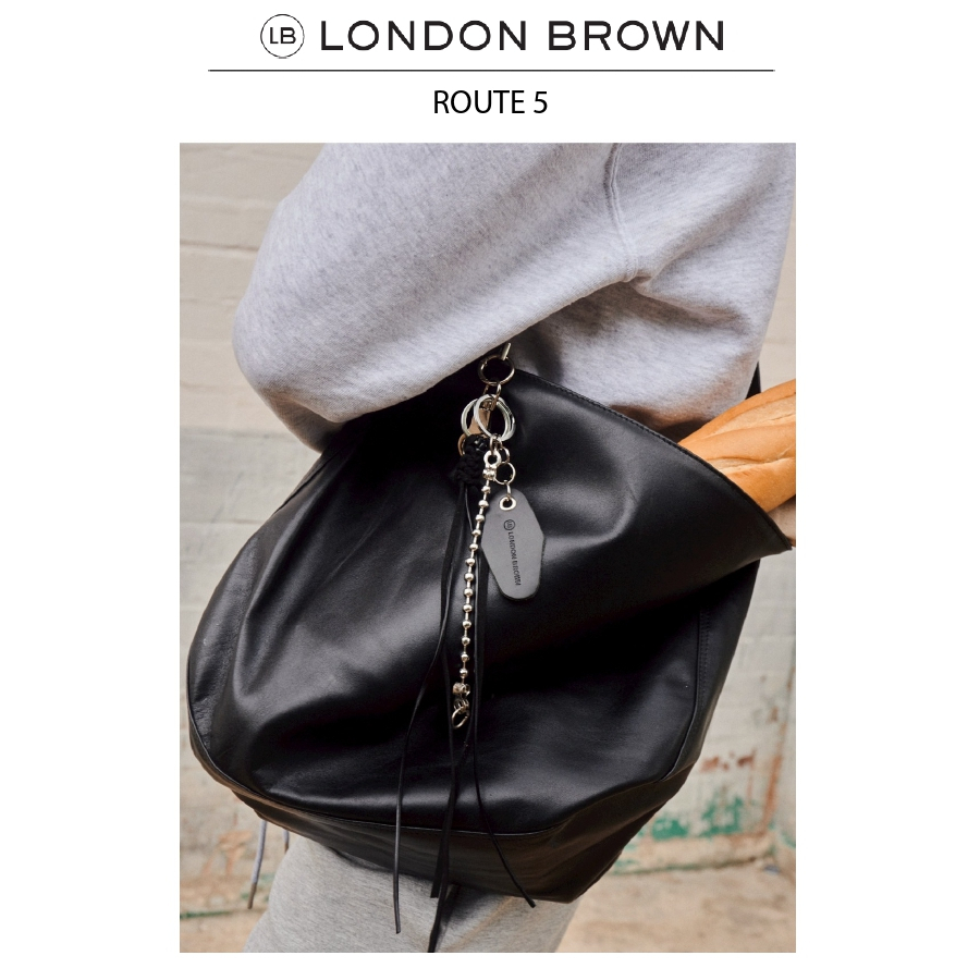 LONDON BROWN – ROUTE 5 BAG กระเป๋าหนังม้า