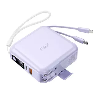 พาวเวอร์แบงค์ FOX 15000 mAh LED Display 2-in-1 Cable W1501 by Banana IT