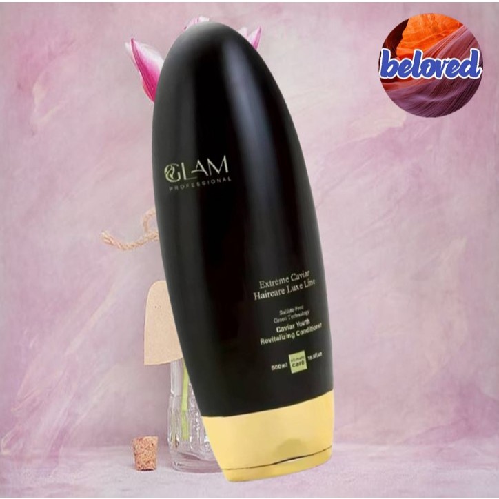 GLAM Caviar Youth Revitalizing Conditioner 500 ml ครีมนวดผมเพื่อบำรุงผมแห้งเสียให้กลับมาแข็งแรง นุ่มสลวย และเงางาม