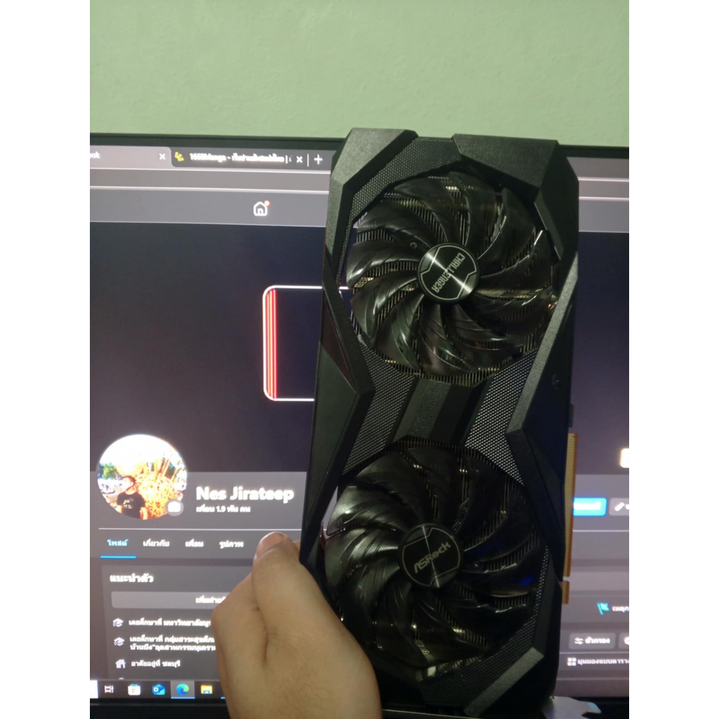 การ์ดจอ RX6700 XT 12G (ต่อไฟ 16 พิน)